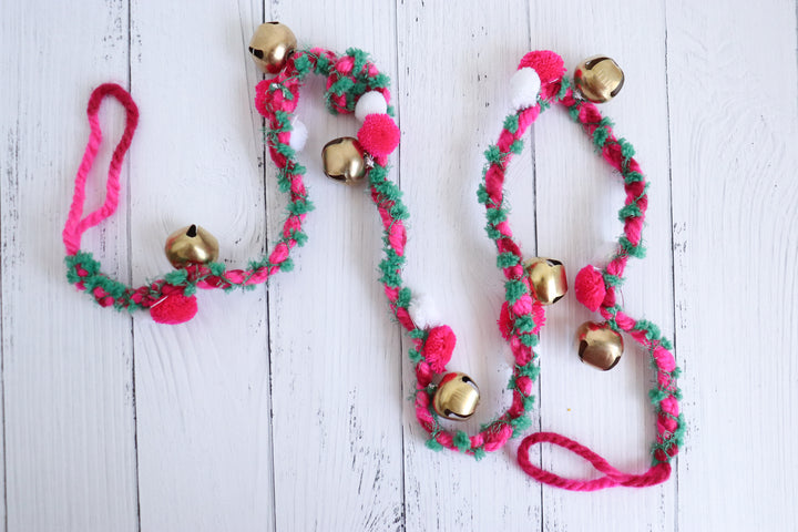 Christmas Bells Garland - Handcrafted Christmas Decorations - Jingle bells Garland